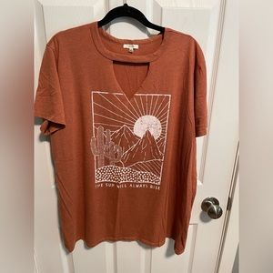 Maurices oversized graphic tee